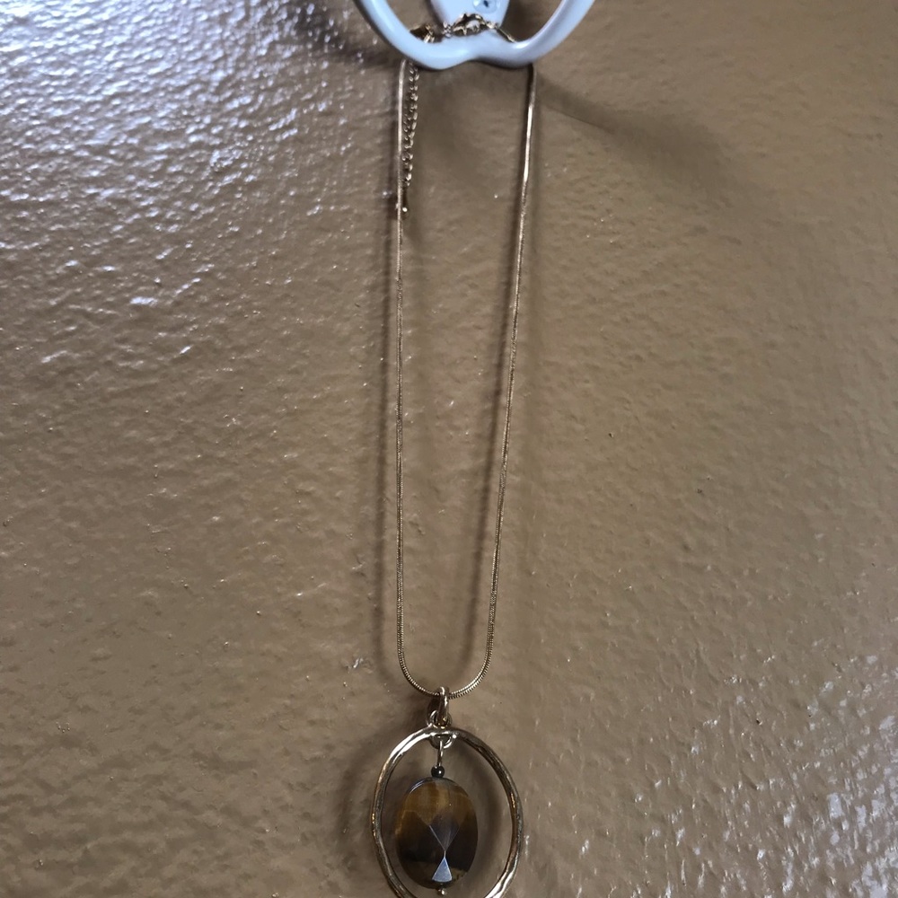 Cute single rock just in a chain